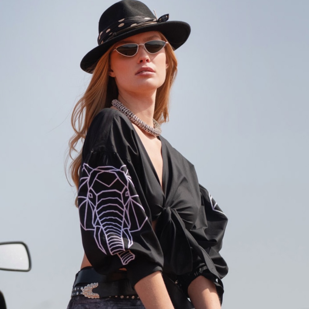 Zoya Wrap Crop Top